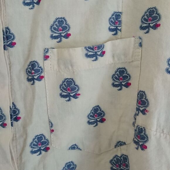 Madewell short Sleeve button down blouse size XS - Picture 4 of 13